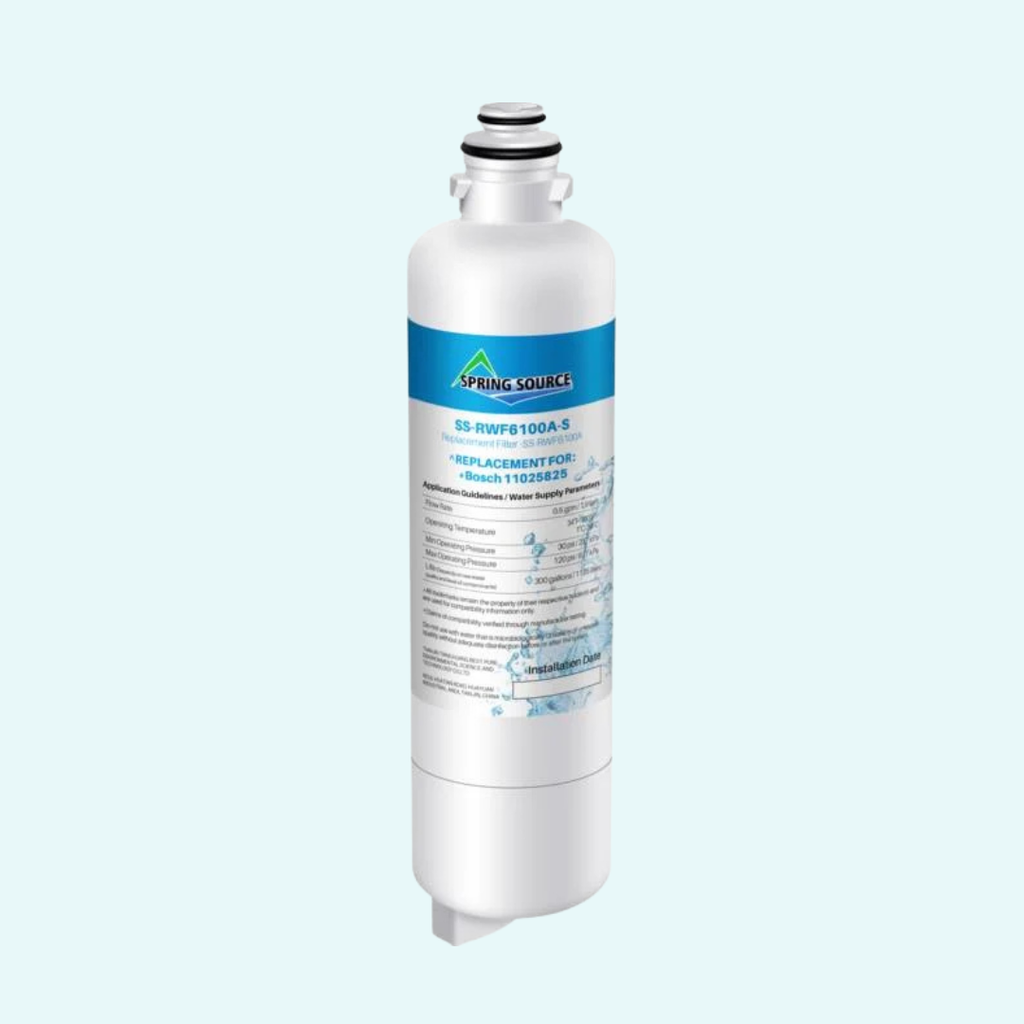 Bosch BORPLFTR50 & 11025825 Replacement Water Filter – Spring Source SS-RWF6100A-S, Carbon Block, 0.5 Micron