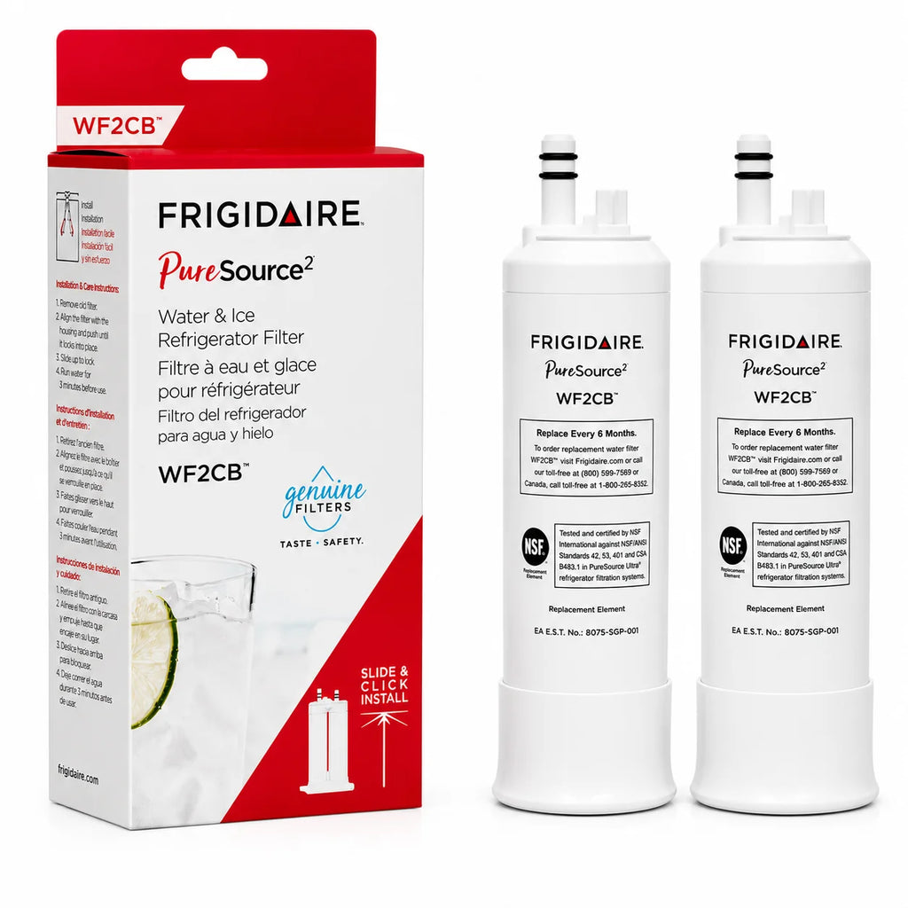 Frigidaire Genuine WF2CB Refrigerator Water Filter Replacement Pack